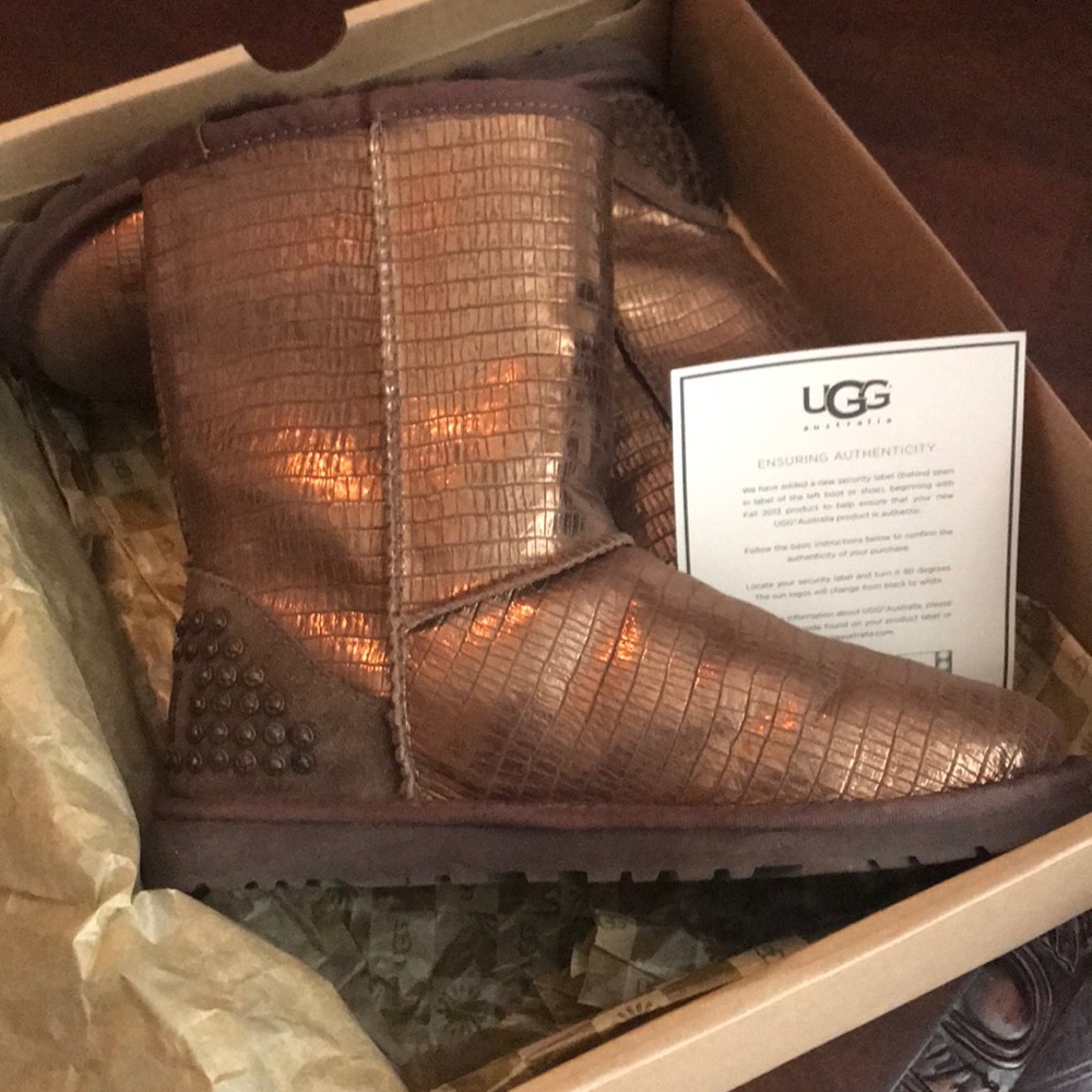 Ugg Classic Shorts with Lizard Studs